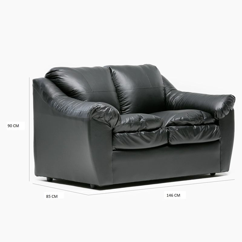 SOFA GALICIA 2CPOS NEGRO - 4