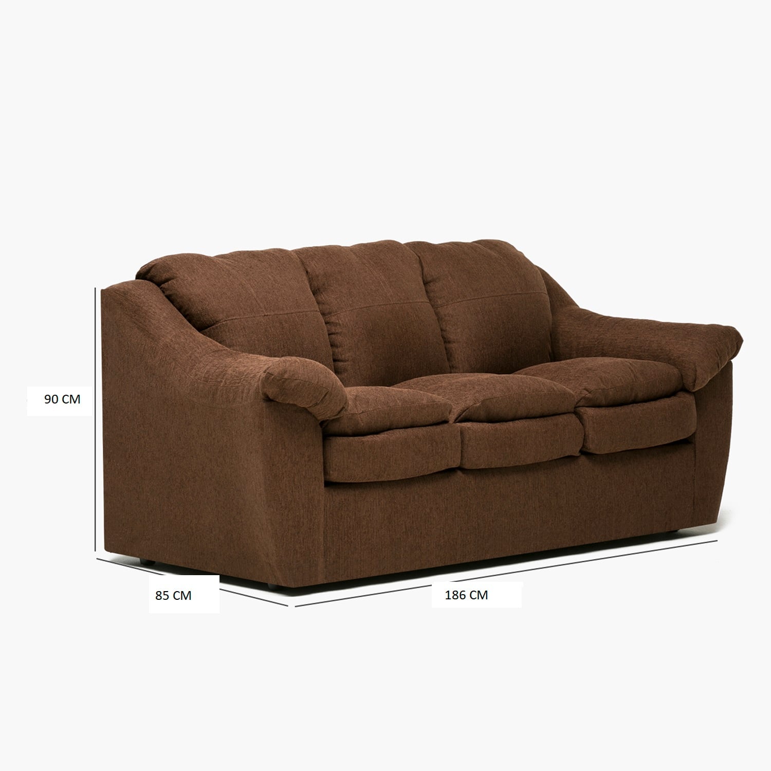 SOFA GALICIA 3CPOS CHOCOLATE - 4