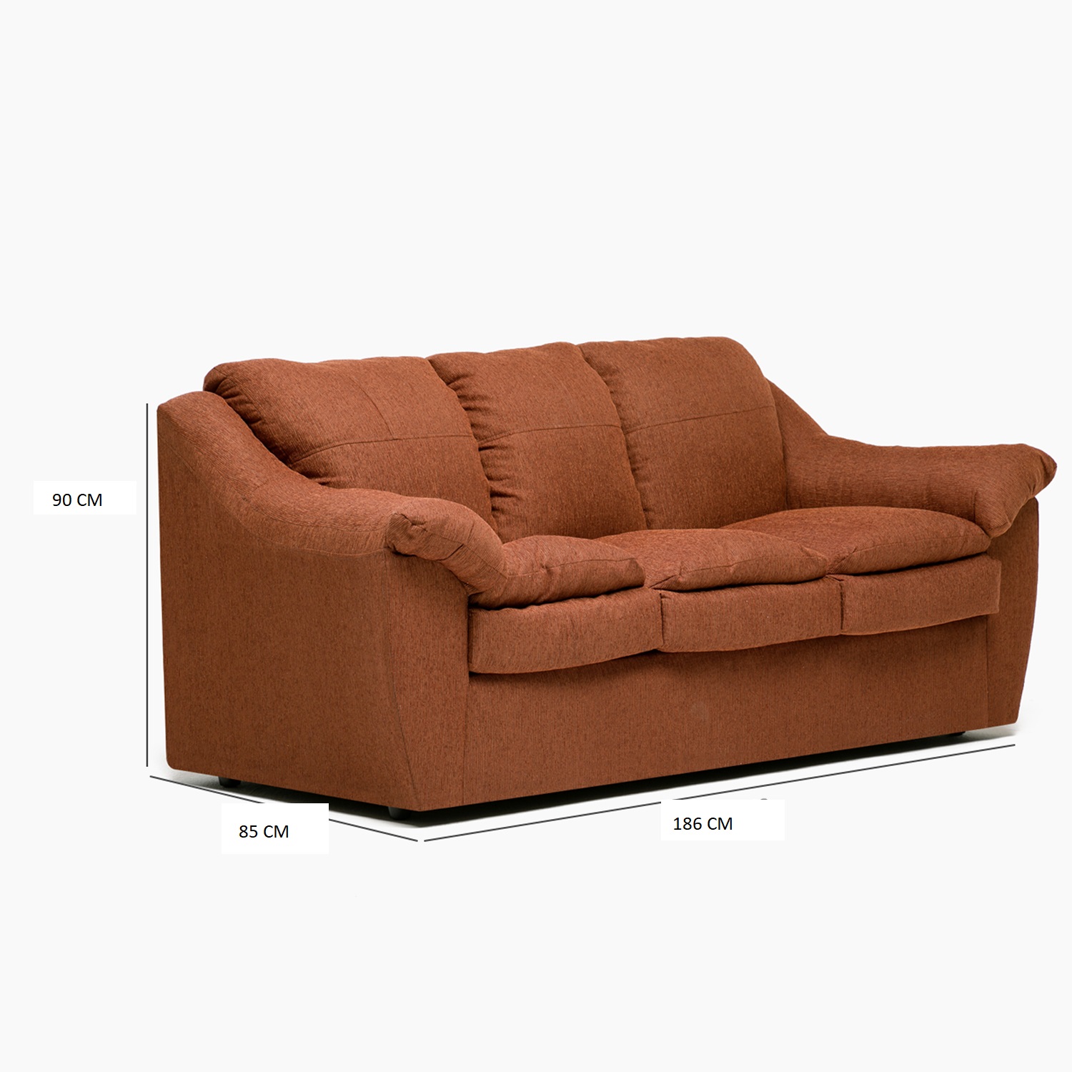 SOFA GALICIA 3CPOS TERRACOTA - 4