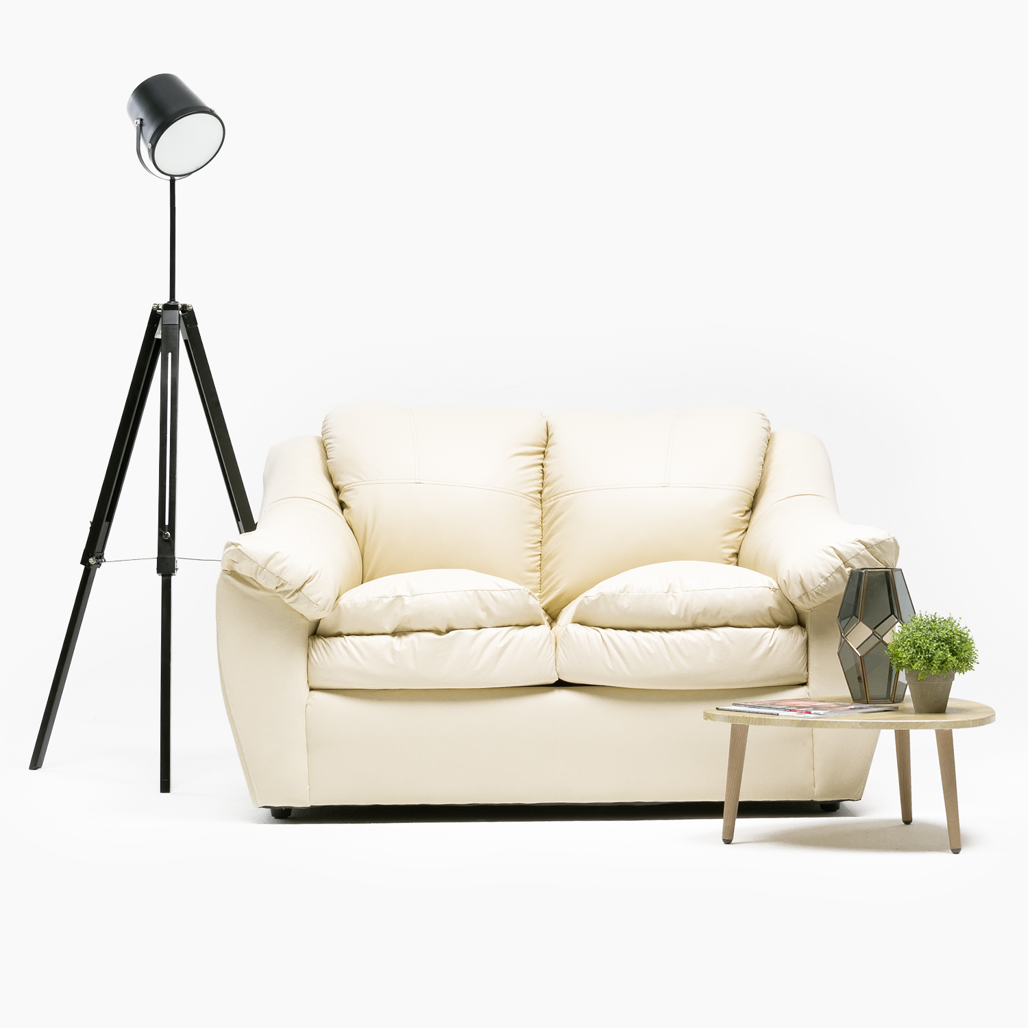 SOFA GALICIA 2CPOS BEIGE - 2