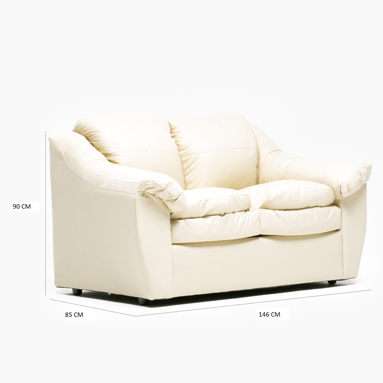 SOFA GALICIA 2CPOS BEIGE - 4