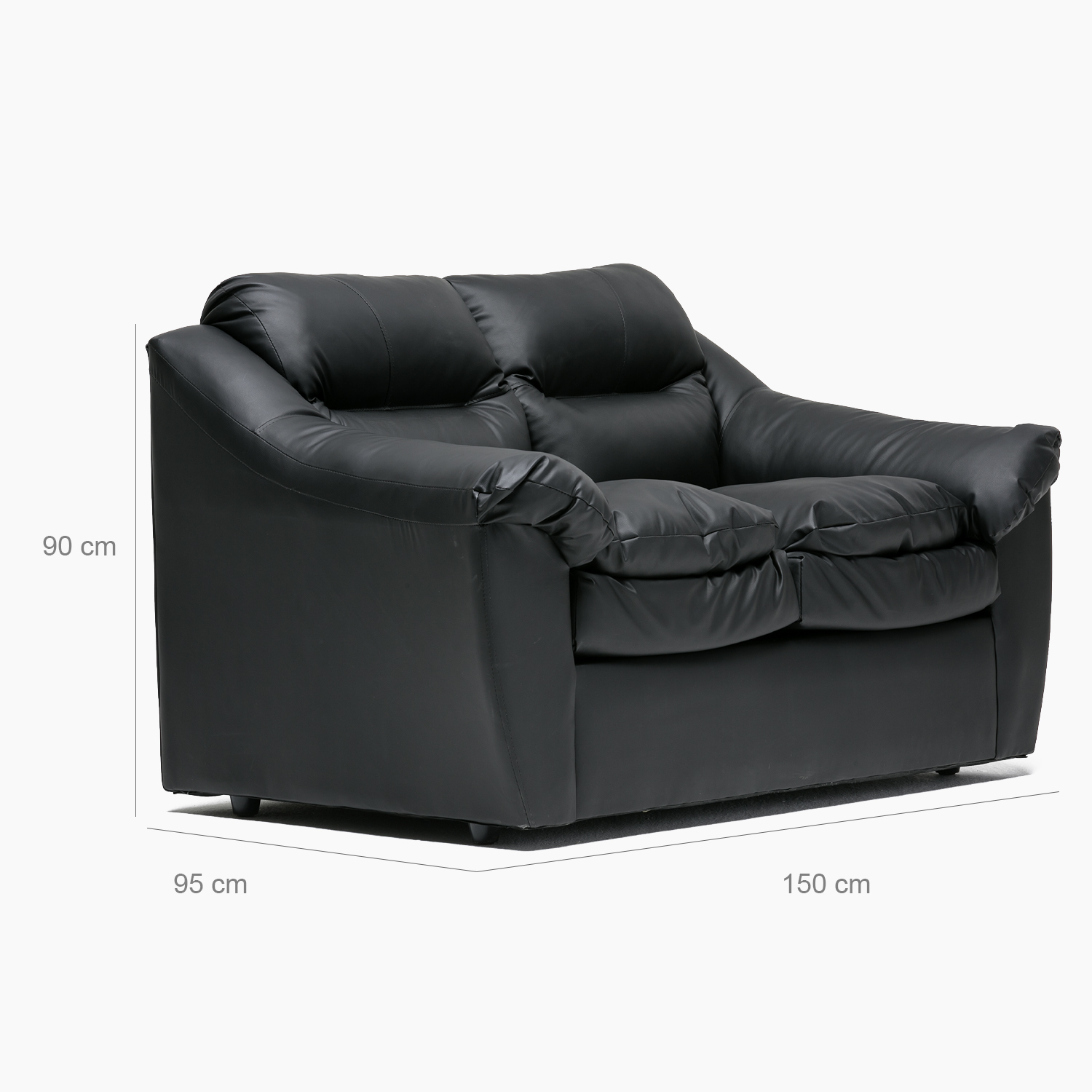 SOFA BALI 2CPOS NEGRO - 2