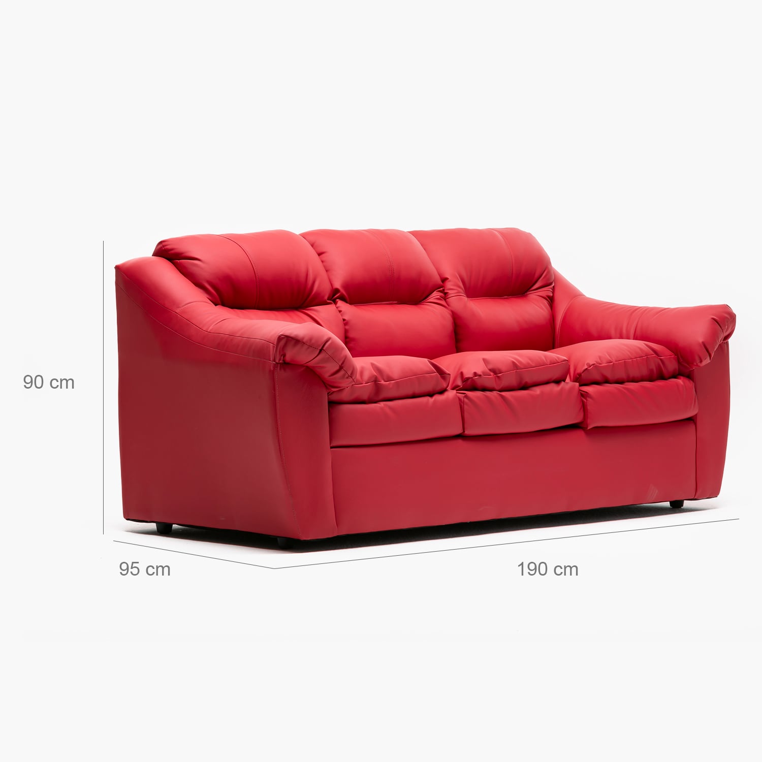 SOFA BALI 3CPOS ROJO - 2
