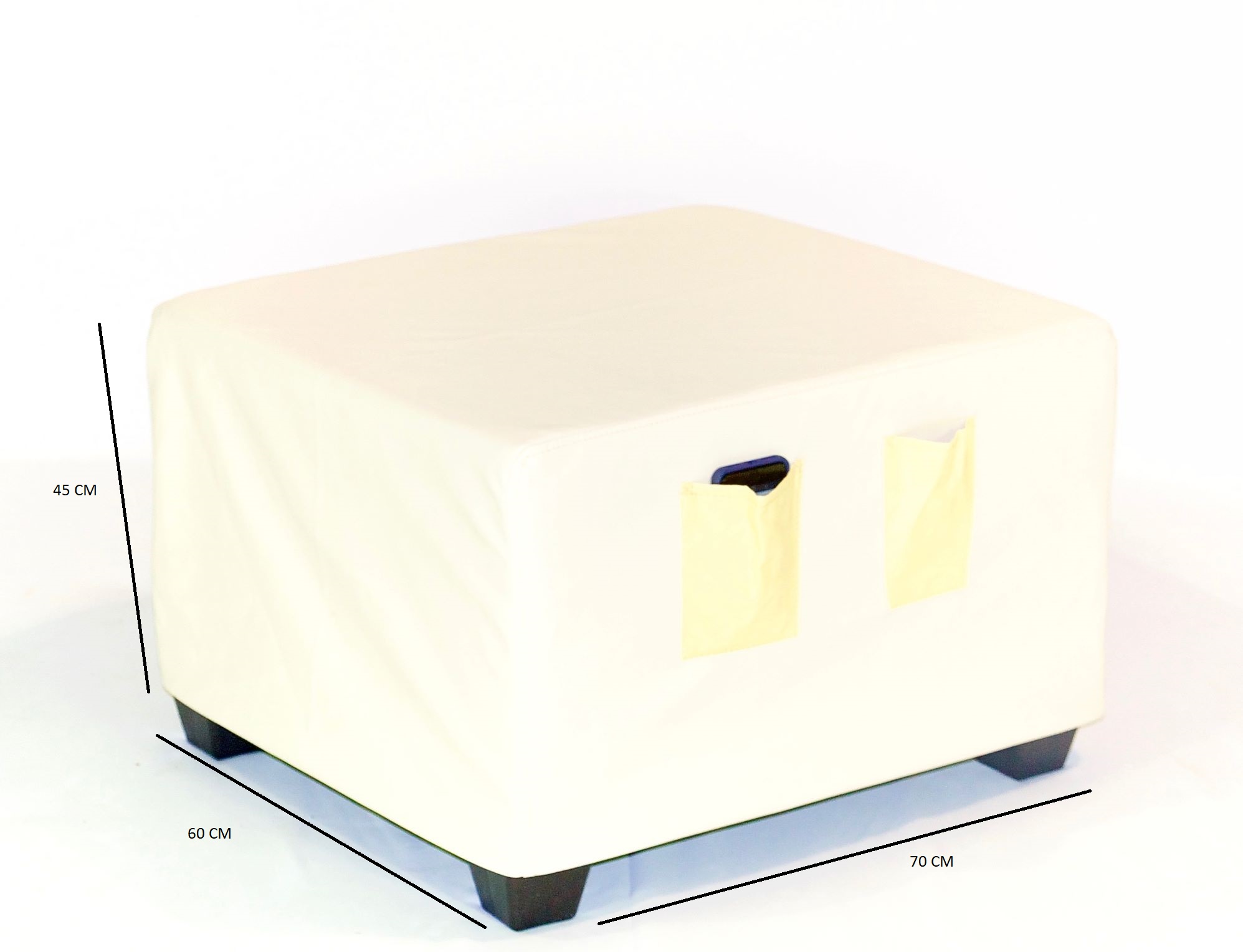 PUFF CAMA SORRENTO BEIGE - 4