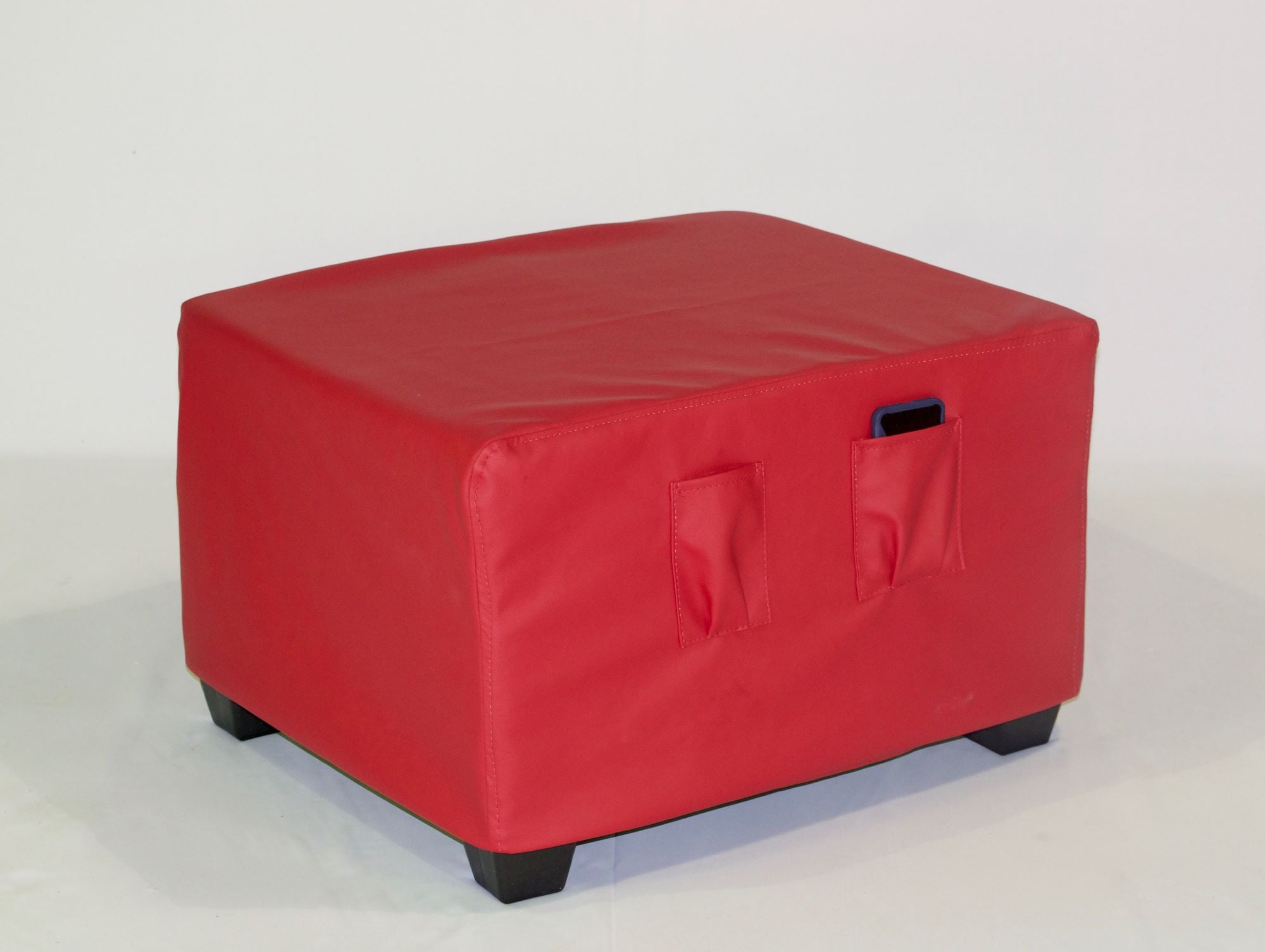 PUFF CAMA SORRENTO ROJO - 1