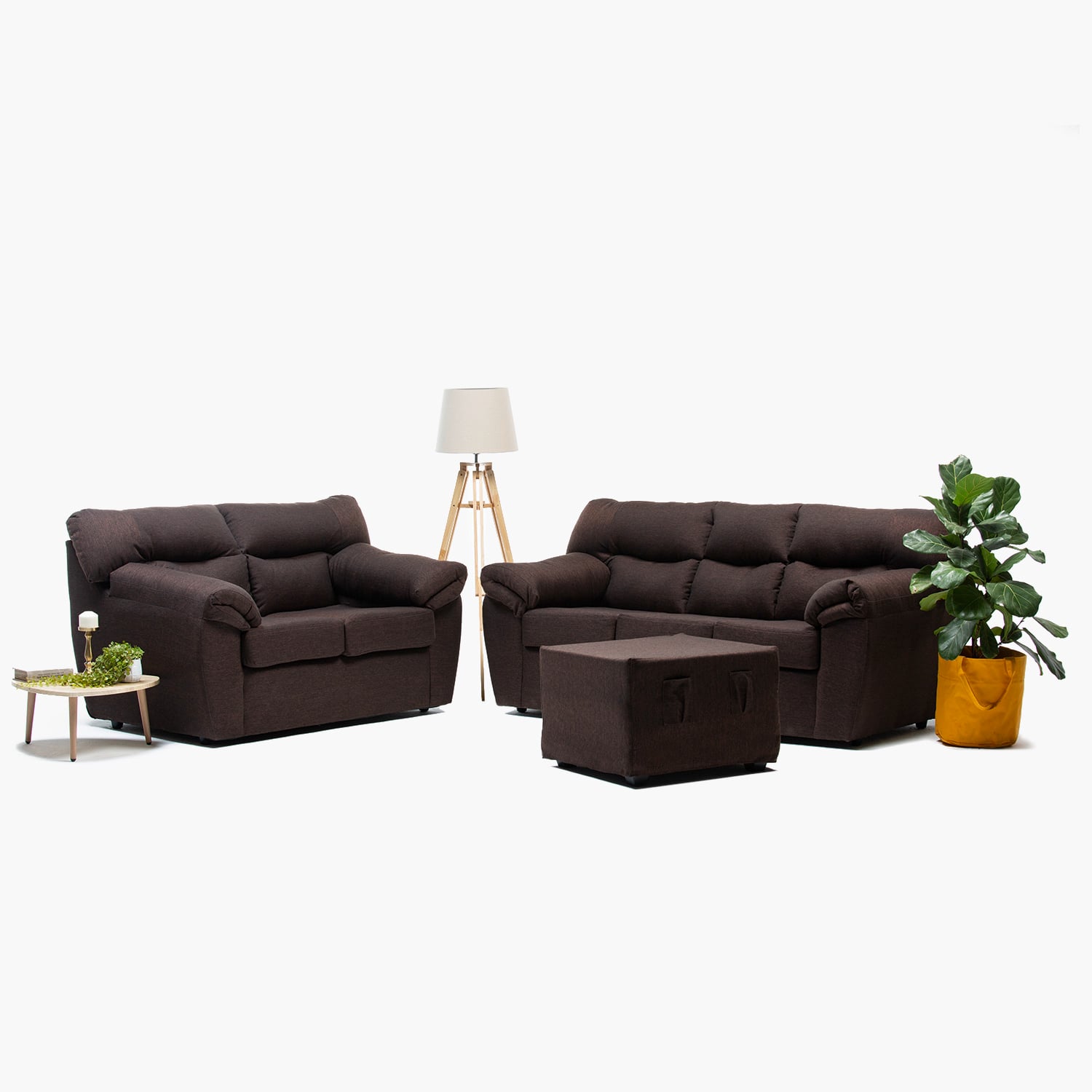 PUFF CAMA SORRENTO CHOCOLATE - 4