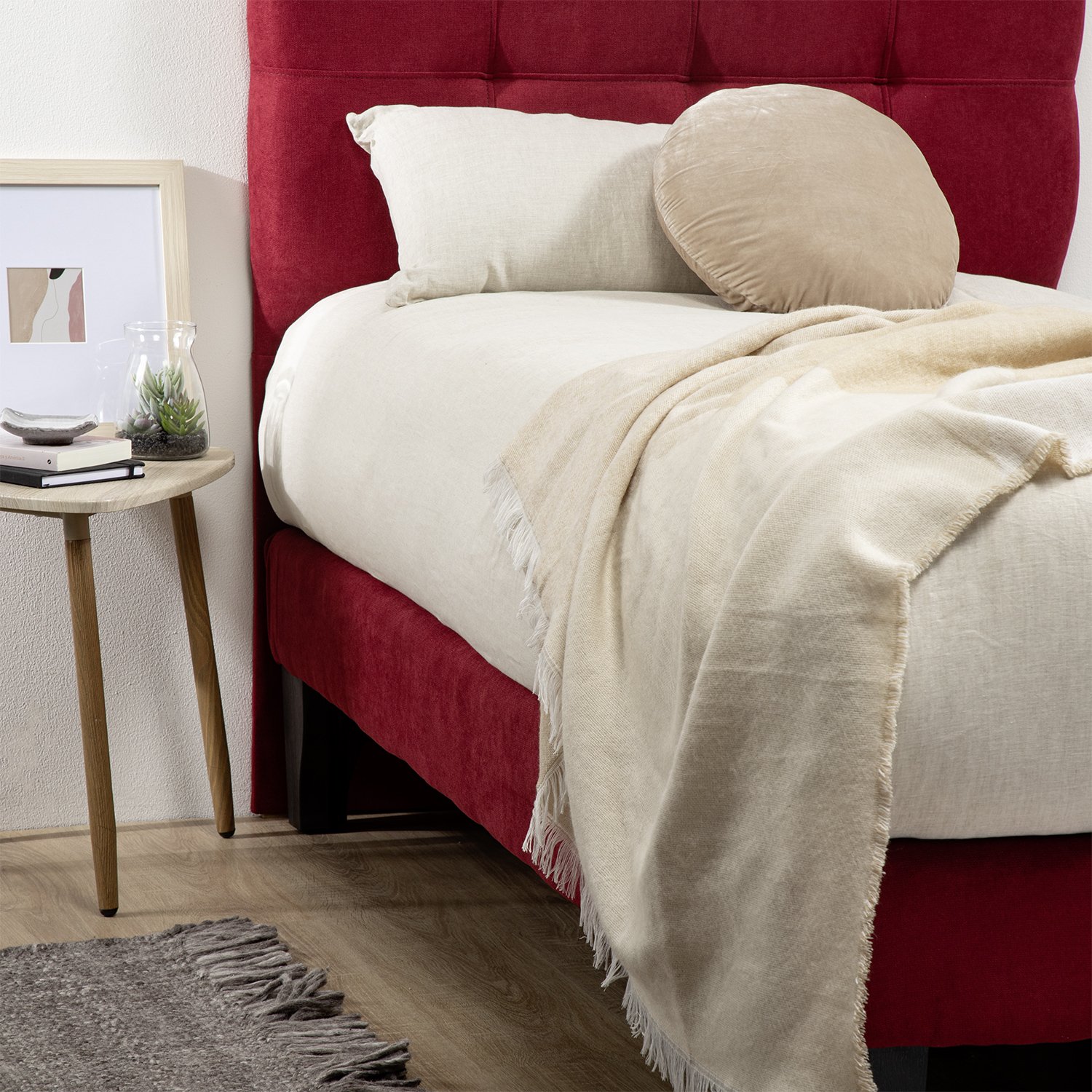 BASE CAMA MAX 1 PLAZA ROJO - 4