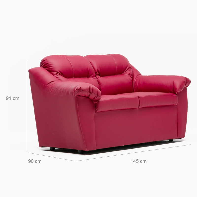SOFA ASTURIAS 2CPOS ROJO - 2