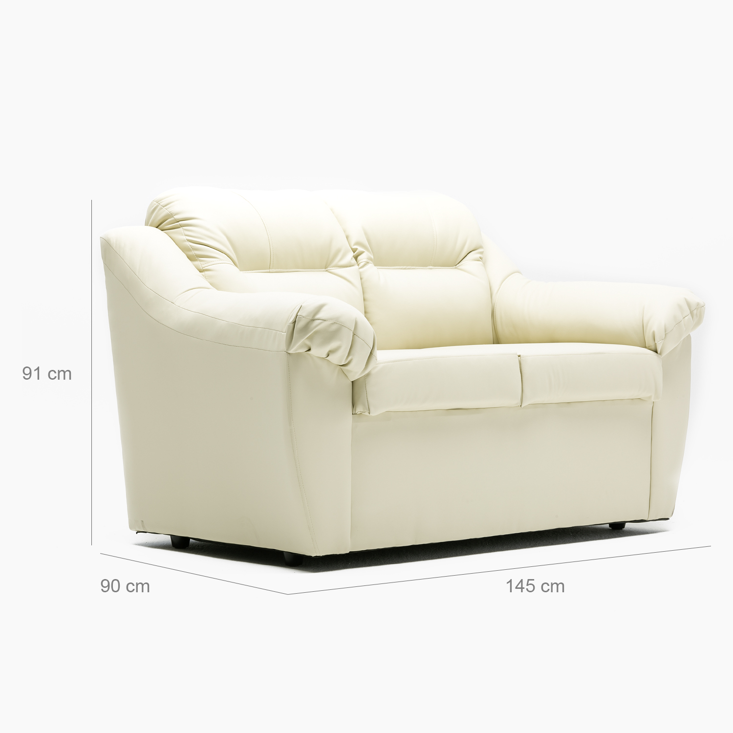 SOFA ASTURIAS 2CPOS BEIGE - 2