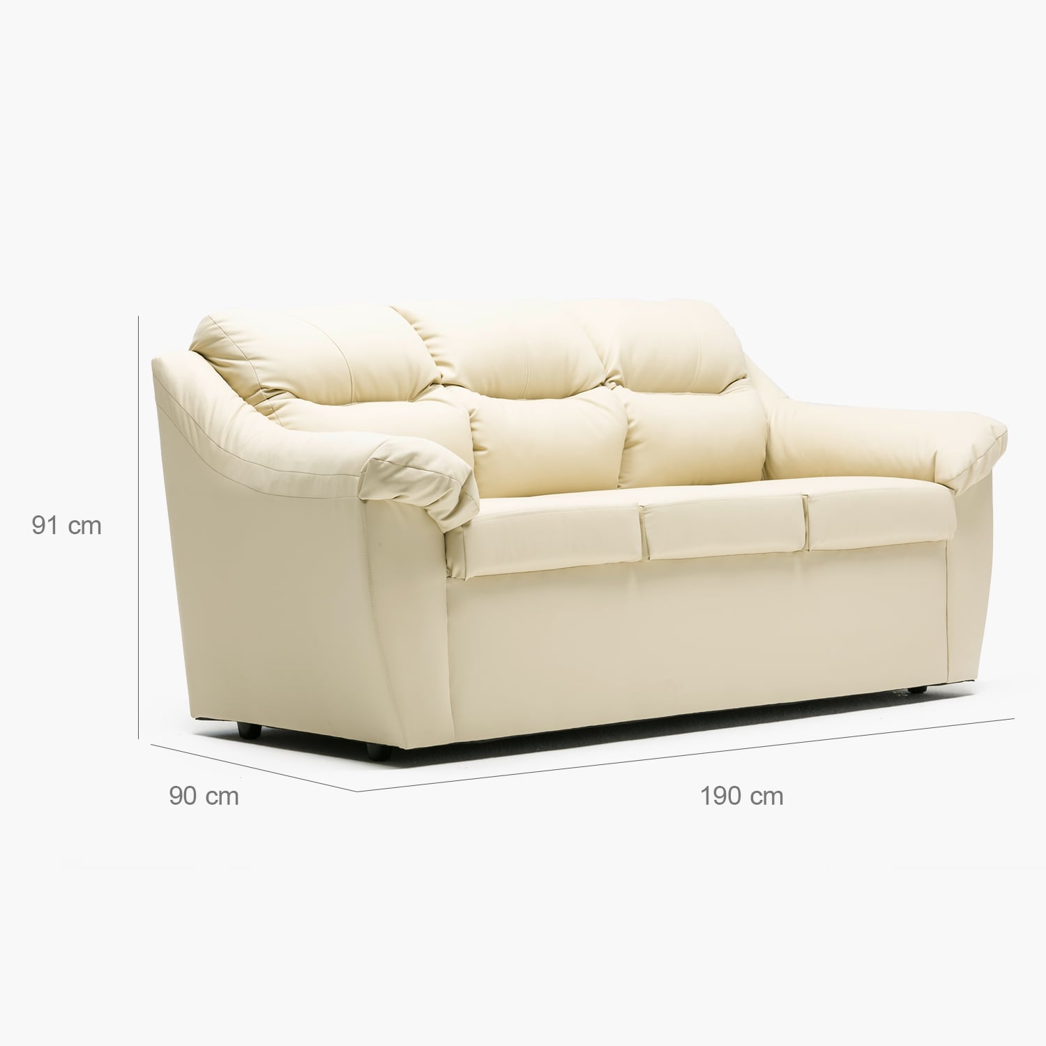 SOFA ASTURIAS 3CPOS BEIGE - 2