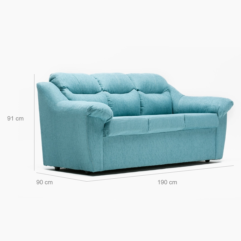 SOFA ASTURIAS 3CPOS TURQUEZA - 2