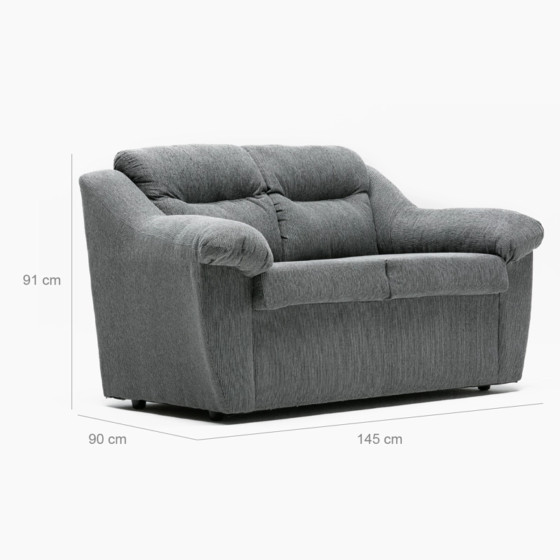 SOFA ASTURIAS 2CPOS GRIS - 2
