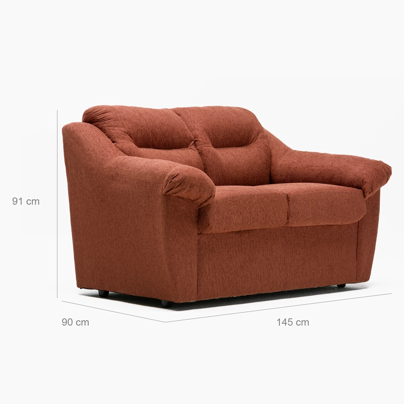 SOFA ASTURIAS 2CPOS TERRACOTA - 2