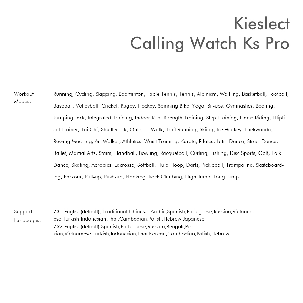SMARTWATCH KIESLECT KS PRO PLATEADO LLAMADAS - 7