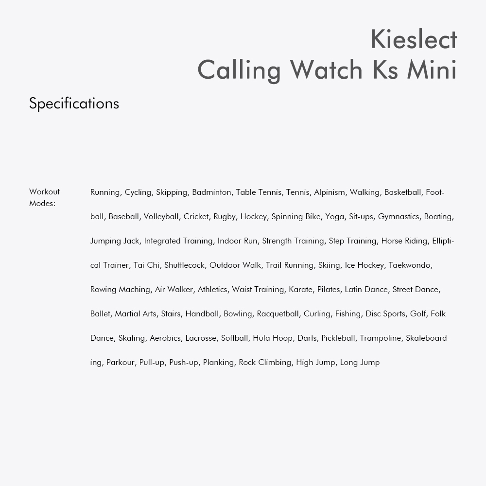 SMARTWATCH KIESLECT KS MINI AZUL LLAMADAS - 7