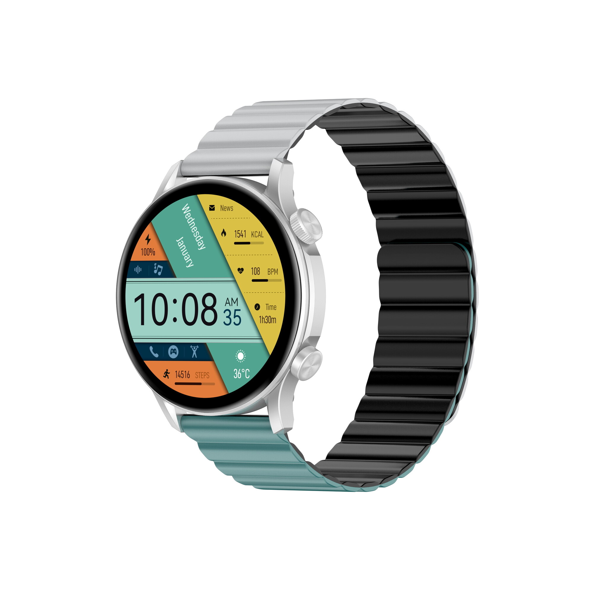 SMARTWATCH KIESLECT KR PRO LTD PLATEADO LLAMADAS - 2