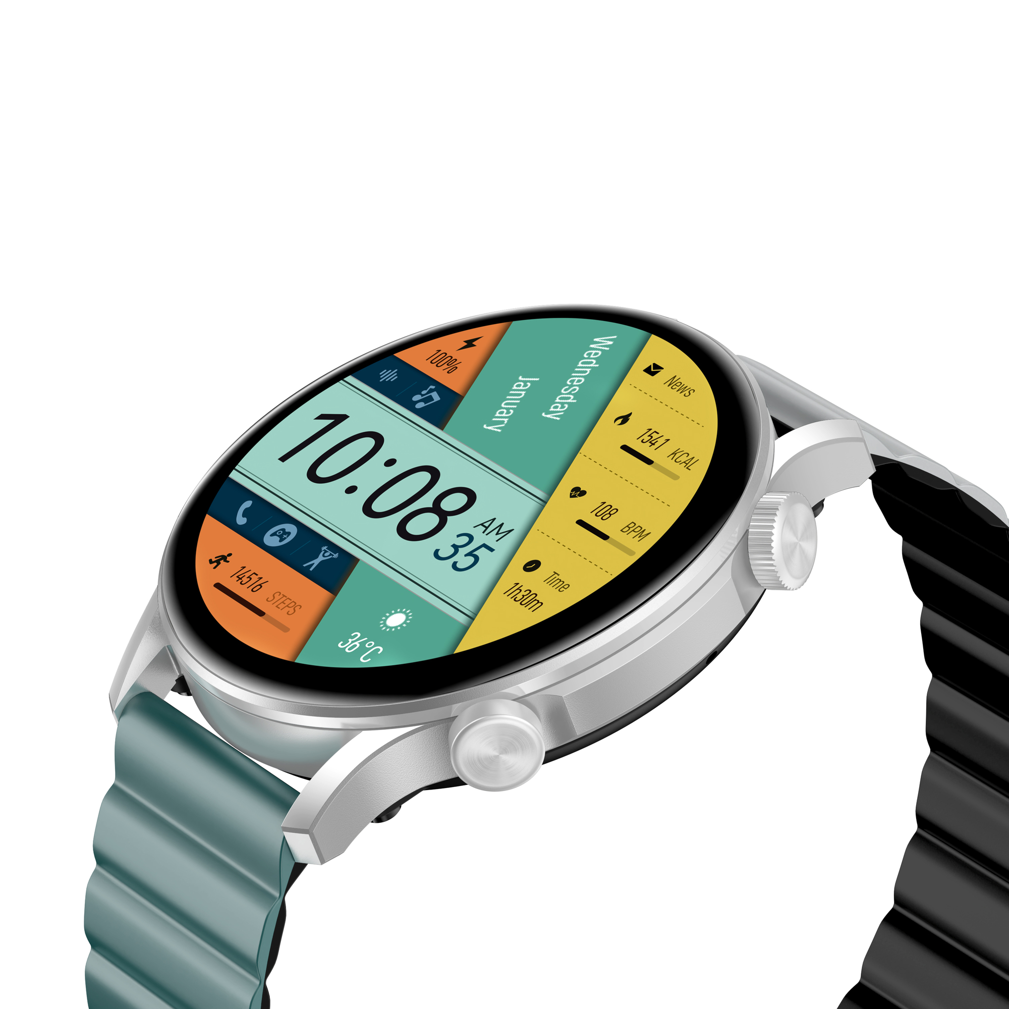 SMARTWATCH KIESLECT KR PRO LTD PLATEADO LLAMADAS - 4