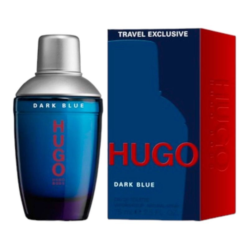 PERFUME HUGO BOSS DARK BLUE HOMBRE EDT 75 ML - 1