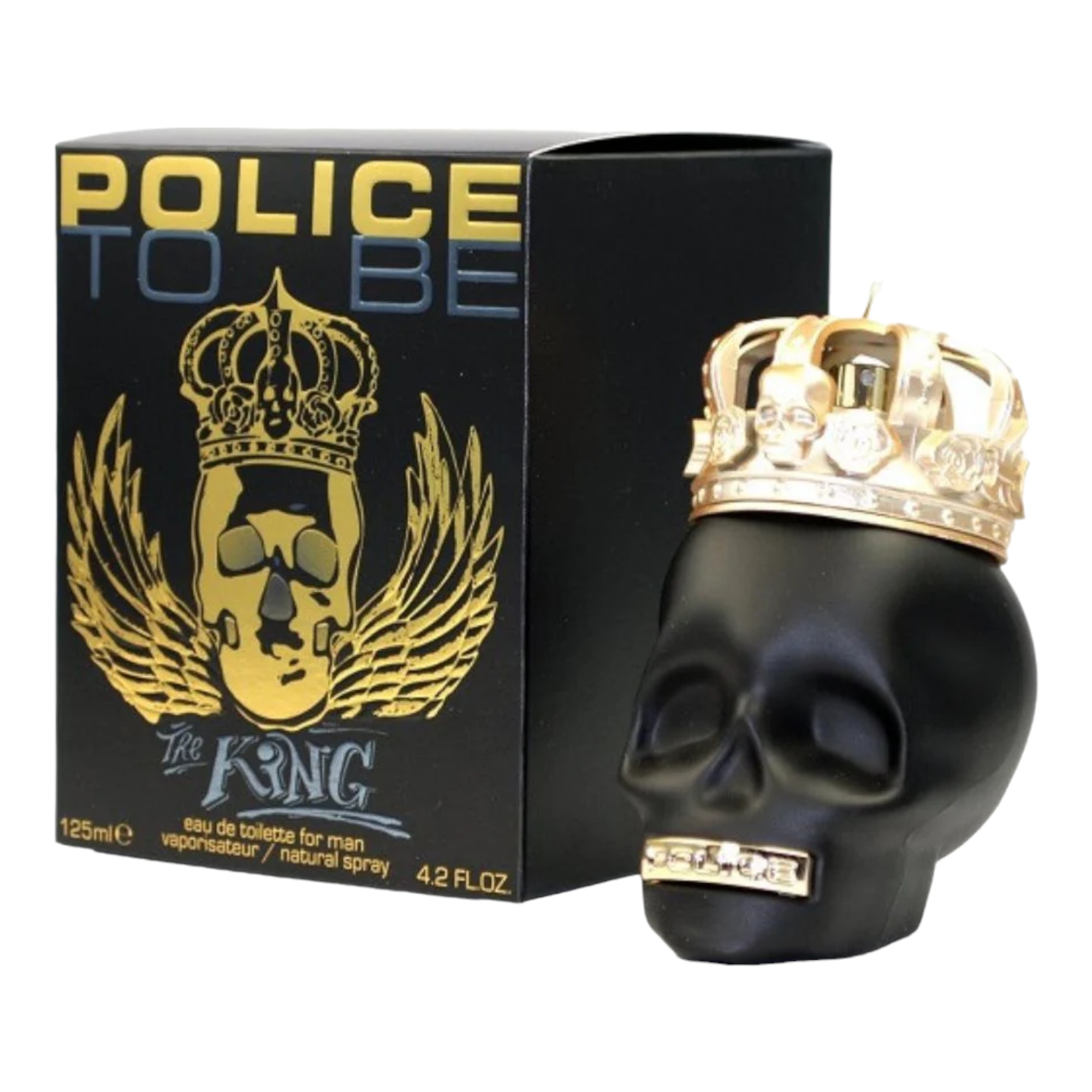PERFUME POLICE TO BE THE KING HOMBRE EDT 125 ML - 1