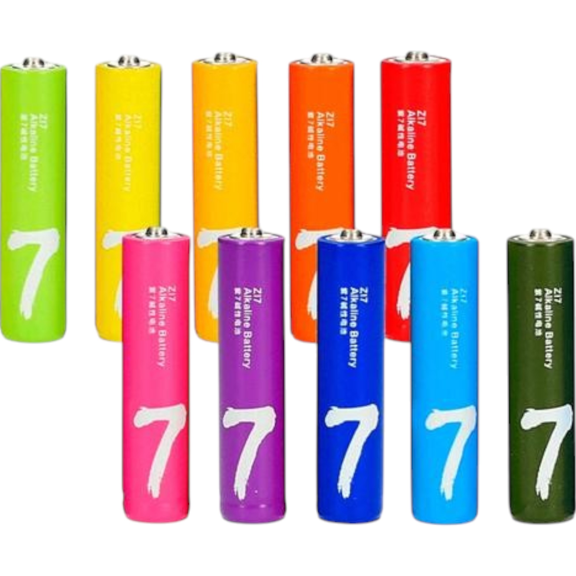 PILAS AAA ALCALINAS DESECHABLES XIAOMI RAINBOW 10 UNIDADES - 2