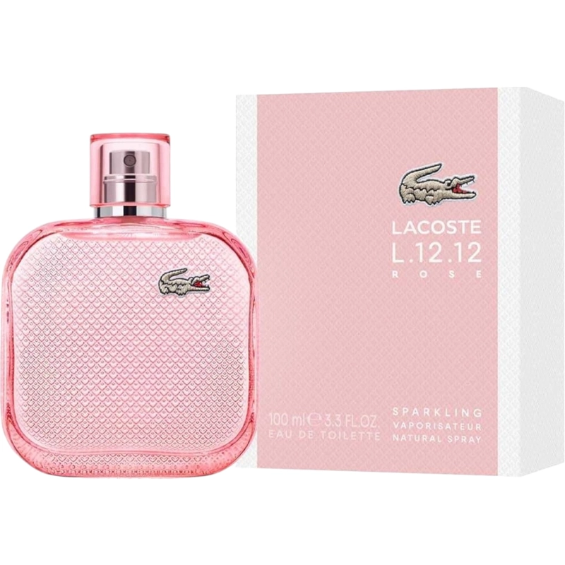 LACOSTE L.12.12 ROSE SPARKLING EDT 100ML MUJER - 1