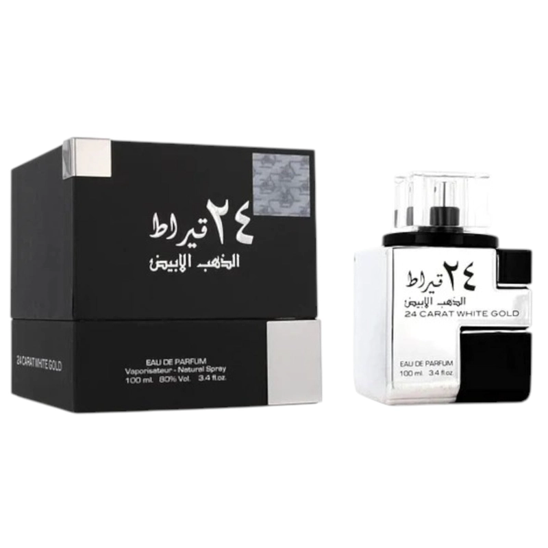 LATTAFA 24 CARAT WHITE GOLD EDP 100ML UNISEX - 1