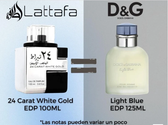 LATTAFA 24 CARAT WHITE GOLD EDP 100ML UNISEX - 3