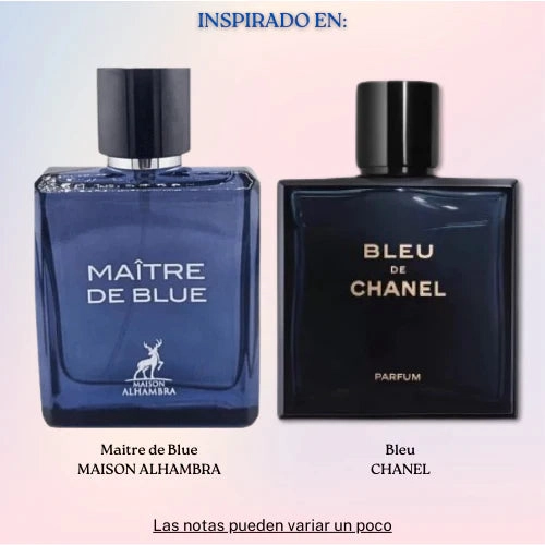 MAISON ALHAMBRA MAITRE DE BLUE EDP 100ML HOMBRE - 3