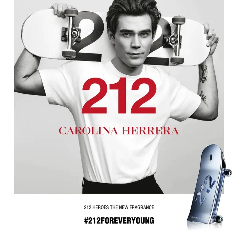 CAROLINA HERRERA 212 MEN HEROES EDT 90ML HOMBRE - 3