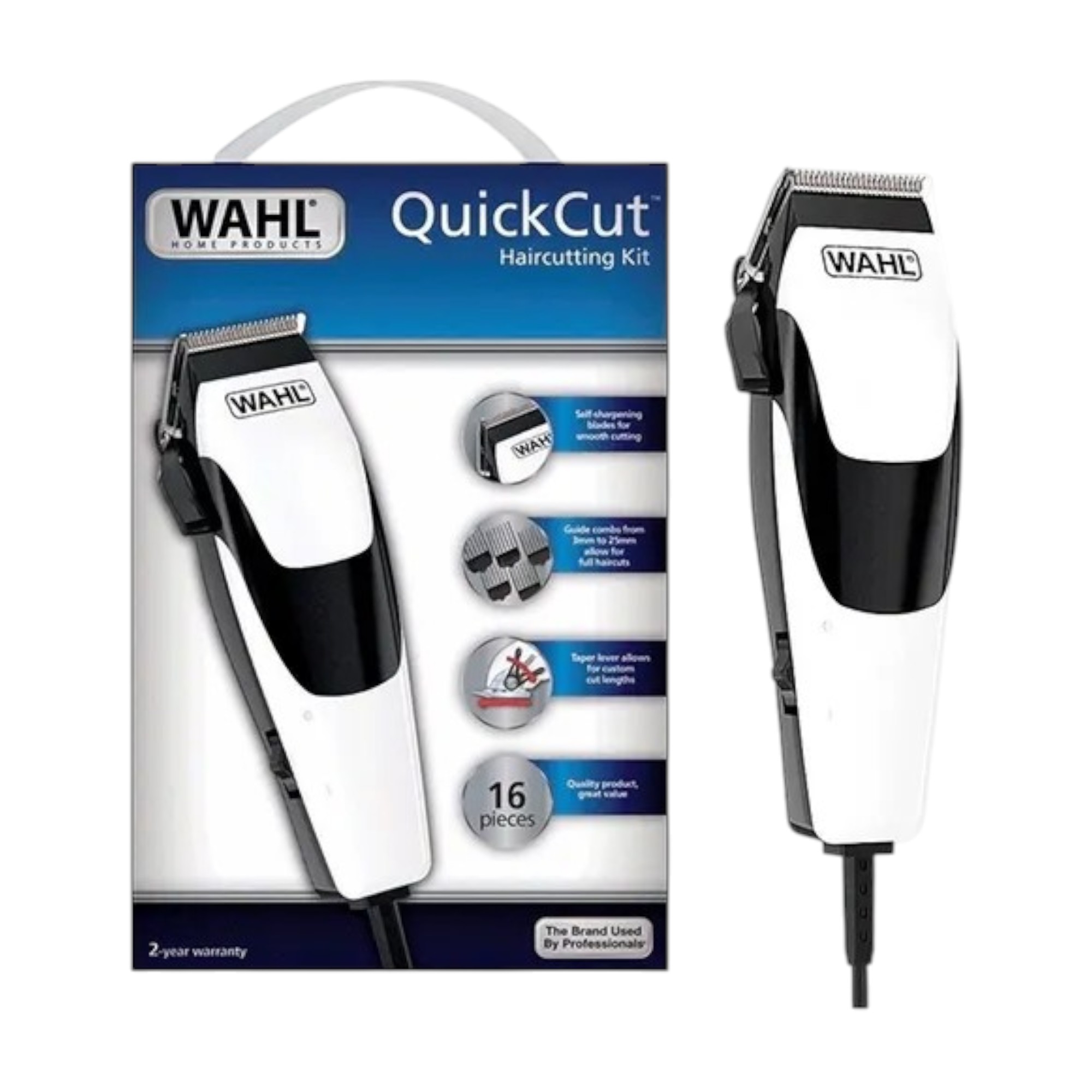 MAQUINA CORTAPELO WAHL QUICK CUT CON CABLE - 1