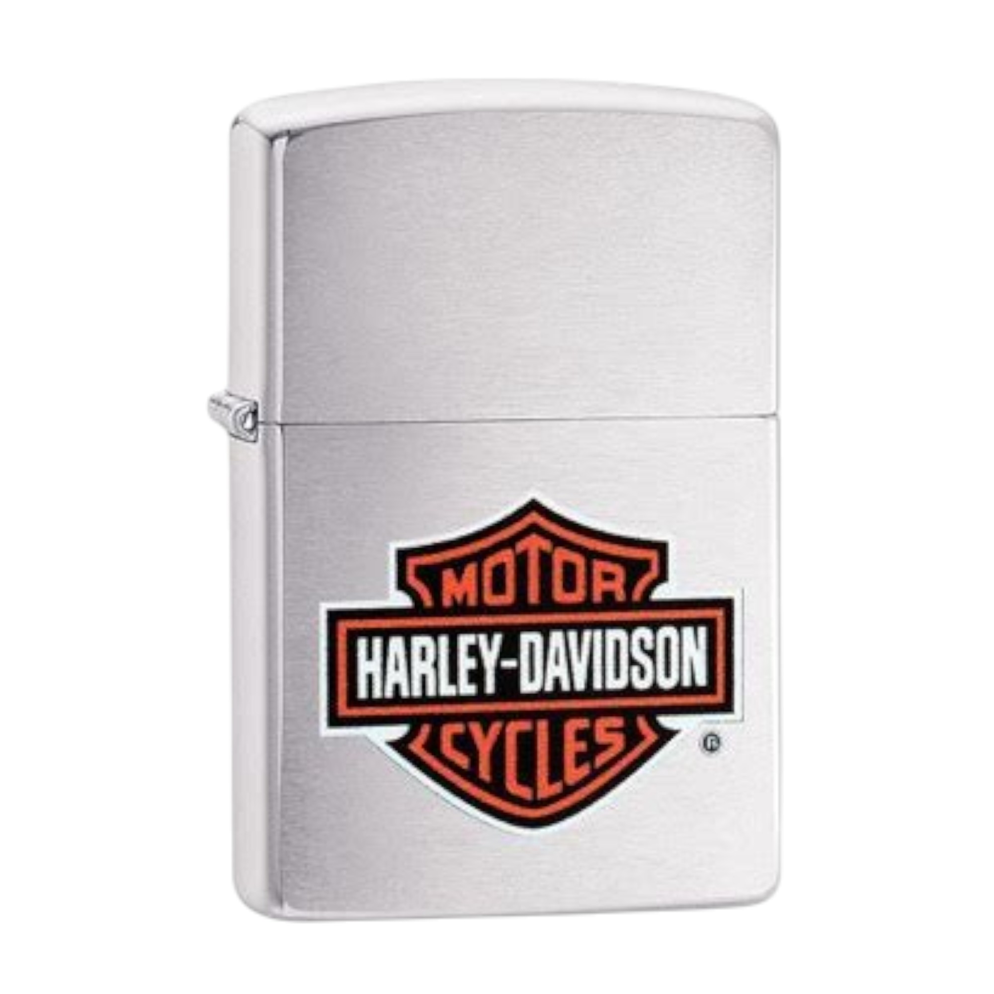 ENCENDEDOR ZIPPO H252 HARLEY-DAVIDSON LOGO BRUSHED CHROME - 1