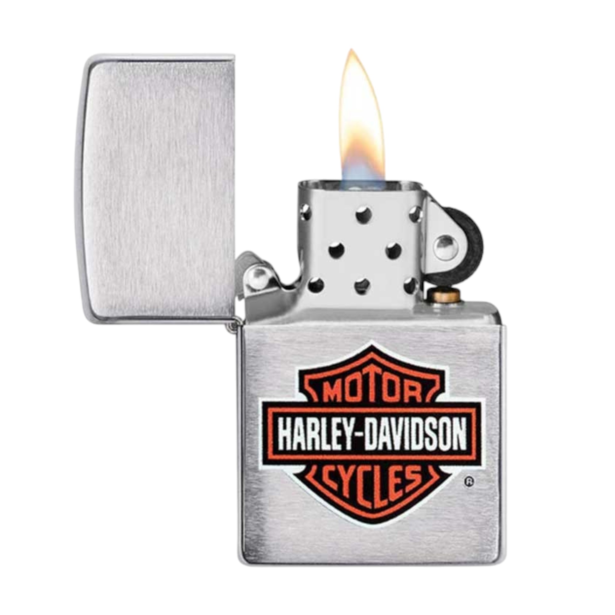 ENCENDEDOR ZIPPO H252 HARLEY-DAVIDSON LOGO BRUSHED CHROME - 3