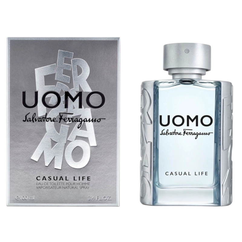 SALVATORE FERRAGAMO UOMO CASUAL LIFE EDT 100 ML HOMBRE - 1