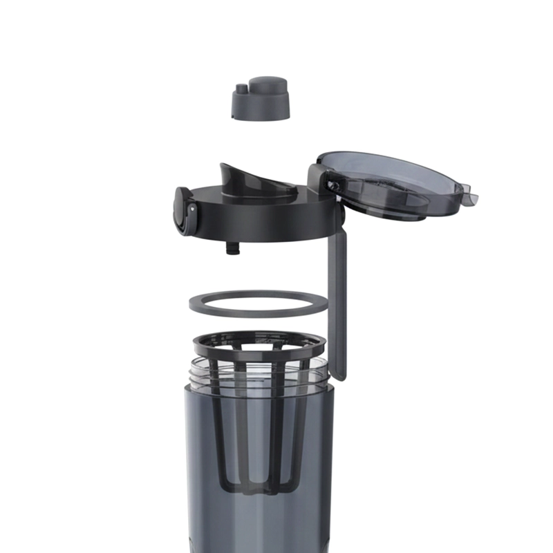 BOTELLA DEPORTIVA XIAOMI TRITAN WATER BOTTLE 600ML GRIS - 3