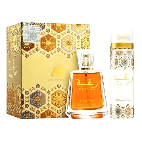 LATTAFA RAGHBA FOR HER SET EDP 100ML + DEO 50ML MUJER - 1