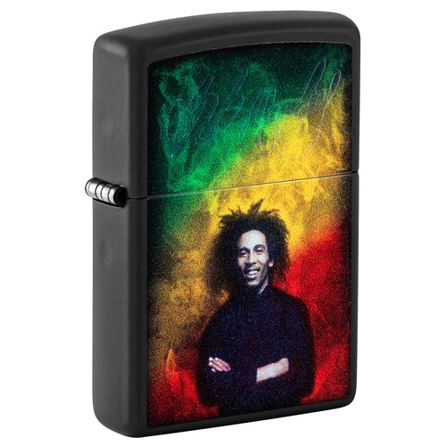ENCENDEDOR ZIPPO 48674 BOB MARLEY DESIGN BLACK MATE - 1