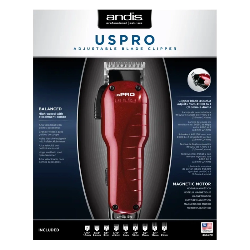 MAQUINA CORTAPELO ANDIS USPRO CON CABLE - 3