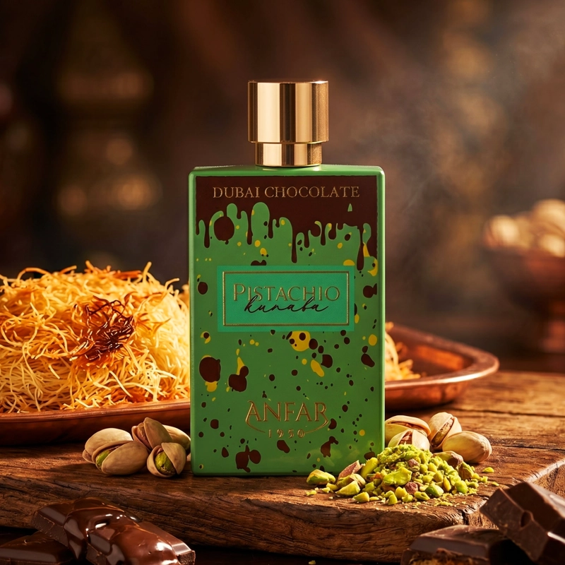 ANFAR PISTACHIO KUNAFA DUBAI CHOCOLATE EXTRAIT DE PARFUM 80 ML UNISEX - 3
