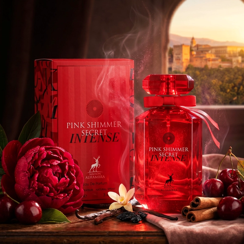 MAISON ALHAMBRA PINK SHIMMER SECRET INTENSE EDP 100ML MUJER - 3
