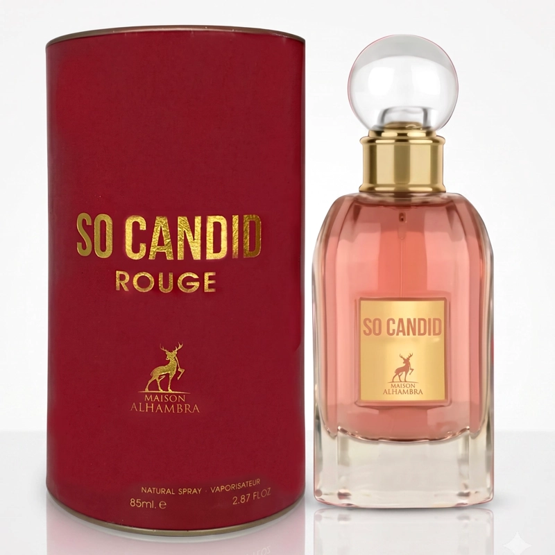 MAISON ALHAMBRA SO CANDID ROUGE EDP 85ML MUJER - 1