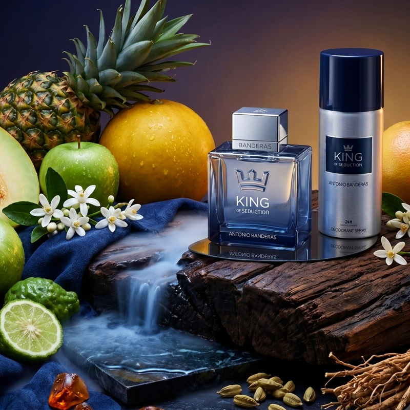 ANTONIO BANDERAS KING OF SEDUCTION SET EDT 100ML + DEO 150ML HOMBRE - 3