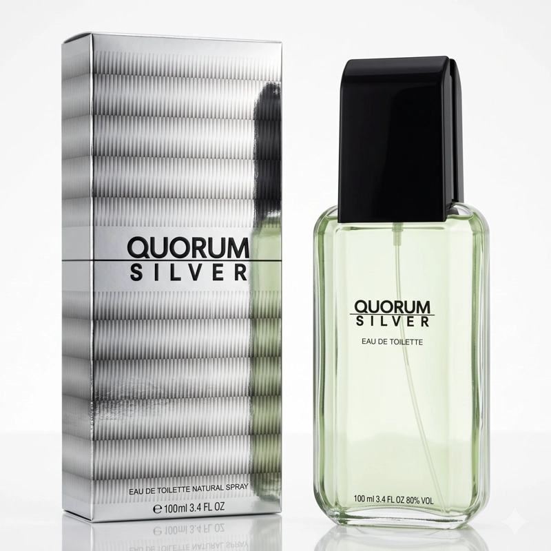 ANTONIO PUIG QUORUM SILVER EDT 100ML HOMBRE - 1