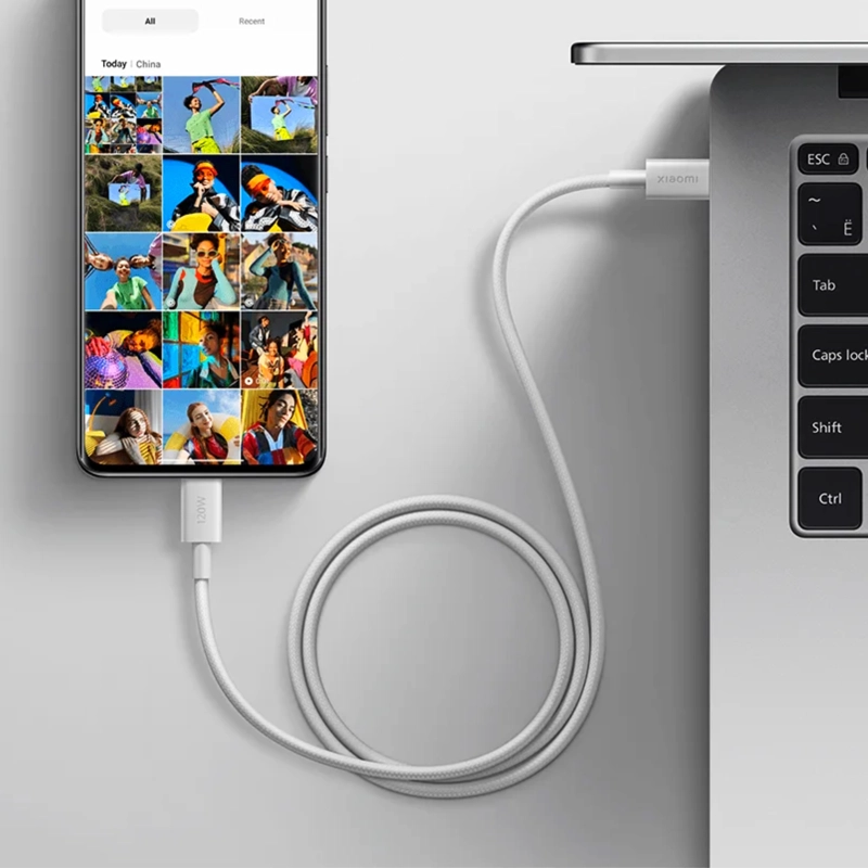 CABLE XIAOMI 6A BRAIDED USB-C TO USB-C 2 METROS - 4