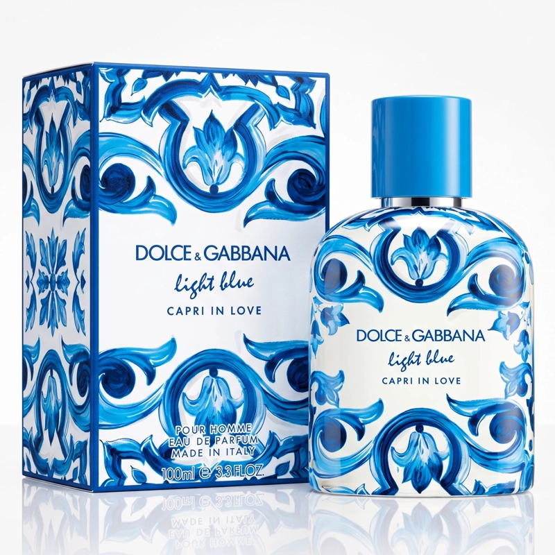 DOLCE & GABBANA LIGHT BLUE CAPRI IN LOVE POUR HOMME EDP 100ML HOMBRE - 1