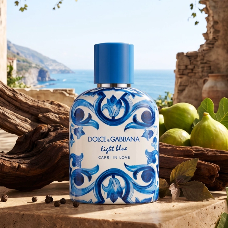 DOLCE & GABBANA LIGHT BLUE CAPRI IN LOVE POUR HOMME EDP 100ML HOMBRE - 3