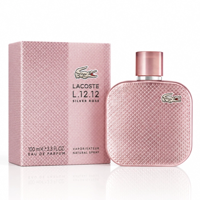 LACOSTE L.12.12 SILVER ROSE EDP 100ML MUJER - 1