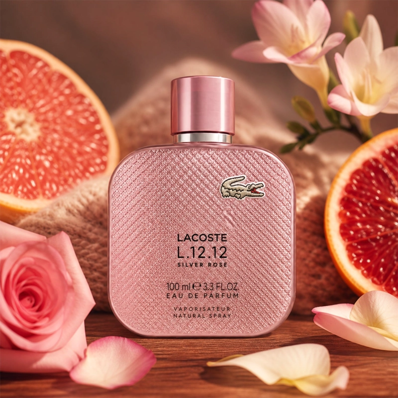 LACOSTE L.12.12 SILVER ROSE EDP 100ML MUJER - 3