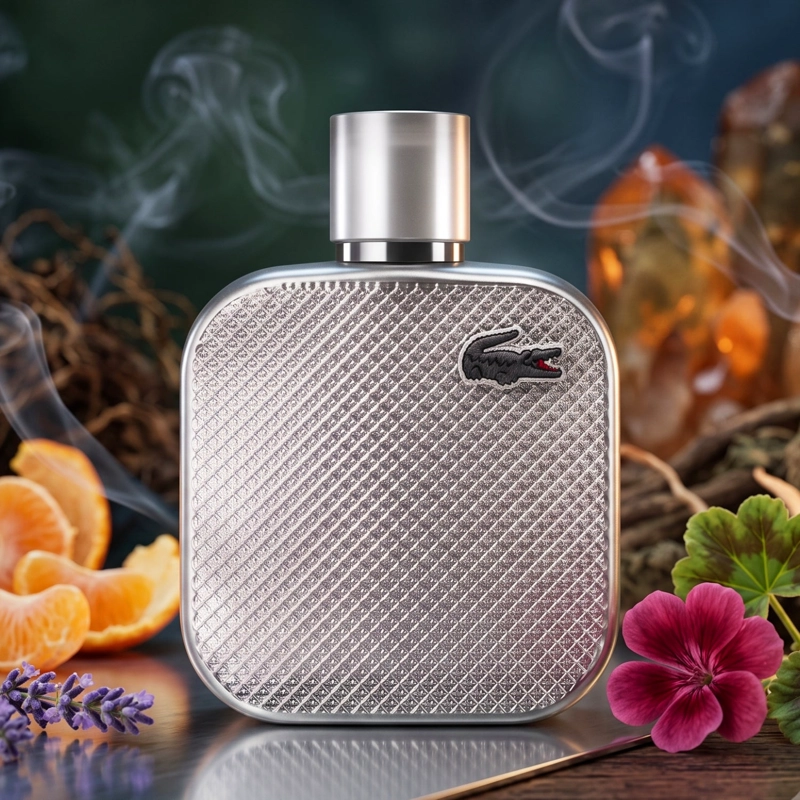 LACOSTE L.12.12 SILVER GREY EDP 100ML HOMBRE - 3