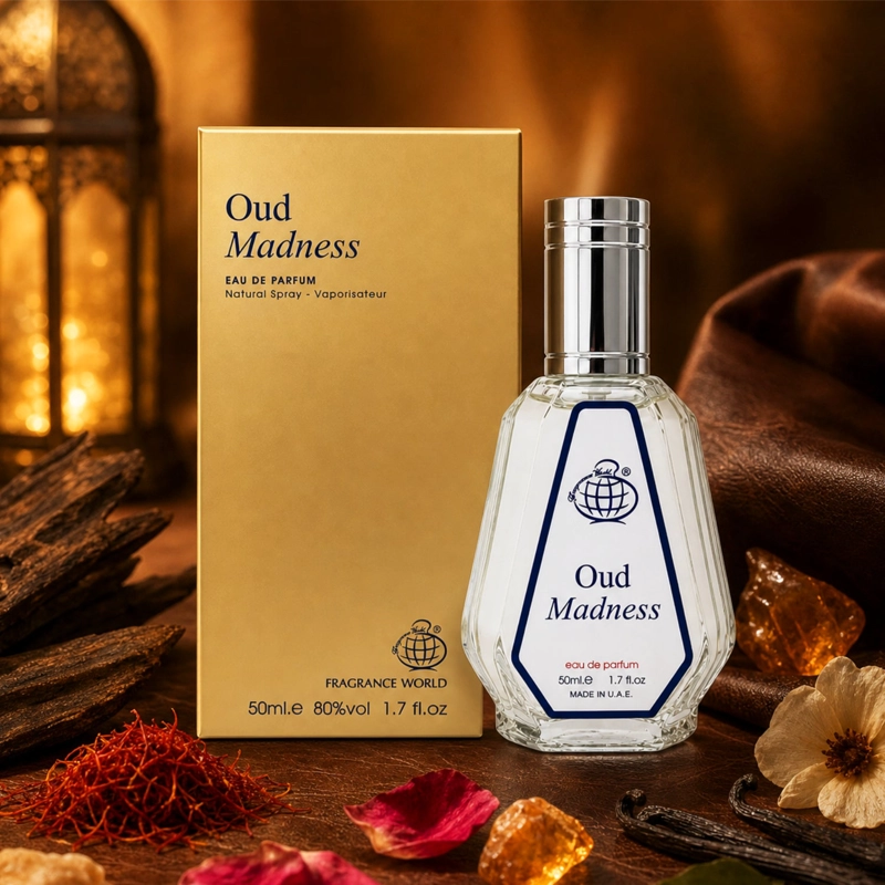 FRAGRANCE WORLD OUD MADNESS EDP 50ML HOMBRE - 3