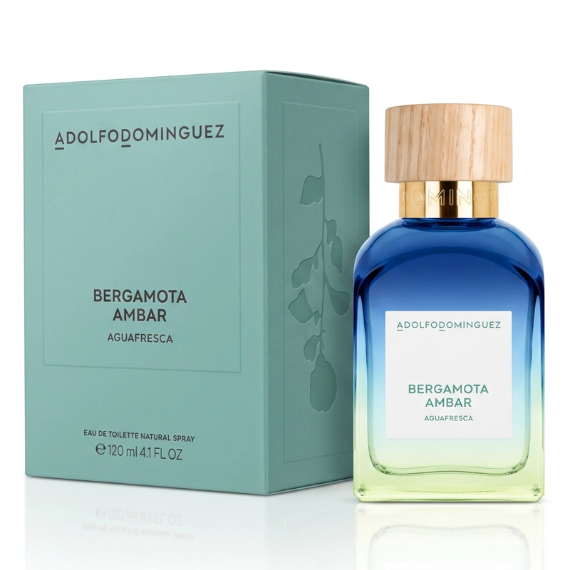 ADOLFO DOMINGUEZ AGUA FRESCA BERGAMOTA AMBAR EDT 120ML HOMBRE - 1